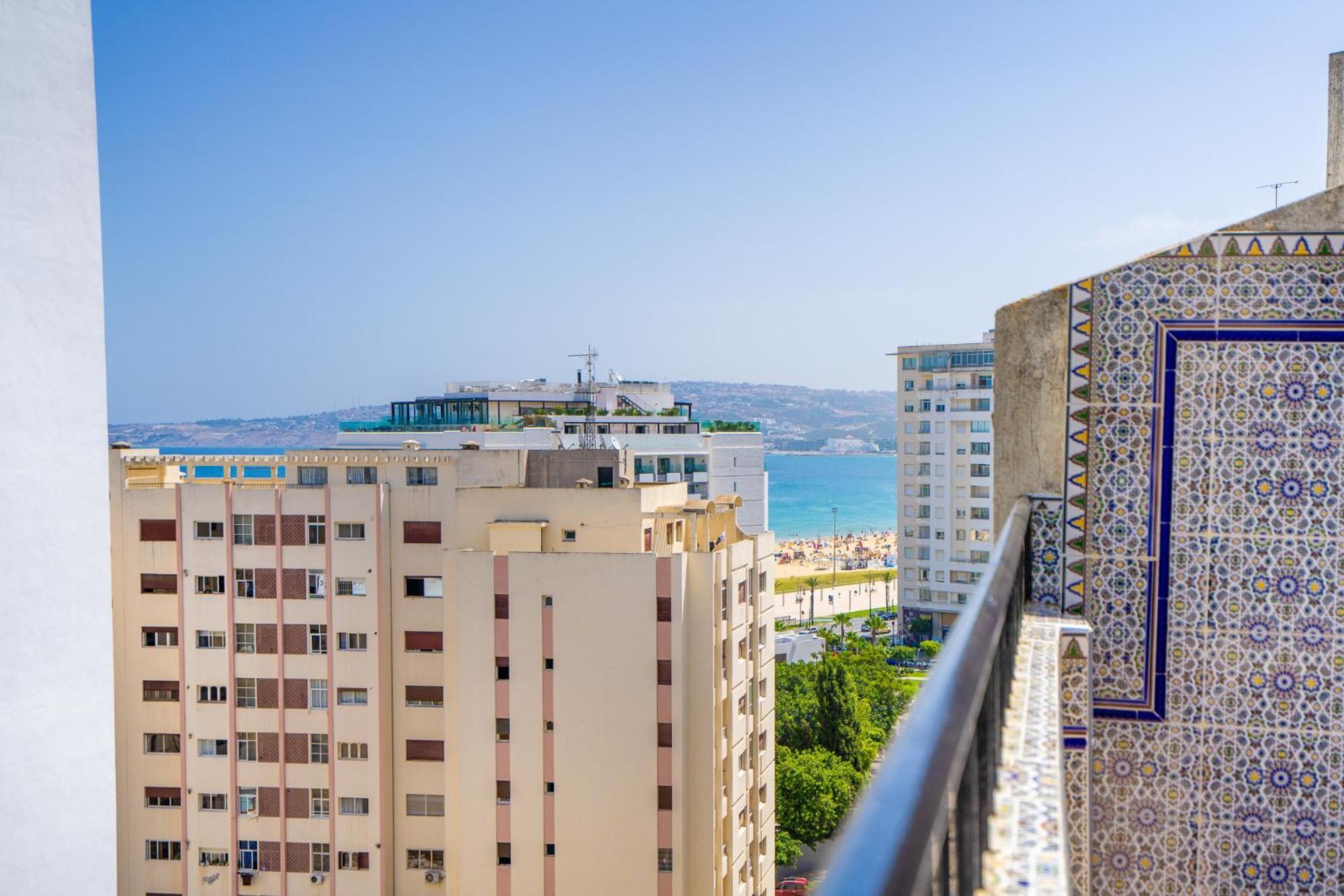 Belle Appartement Vue Sur Mer Tanger Extérieur photo